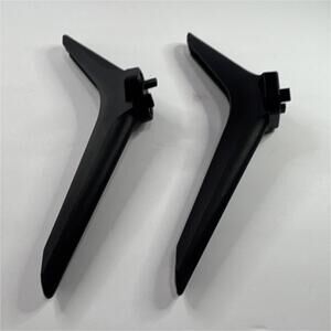 Black TV Stand Legs Replacement Set‎ Pair Feet Parts